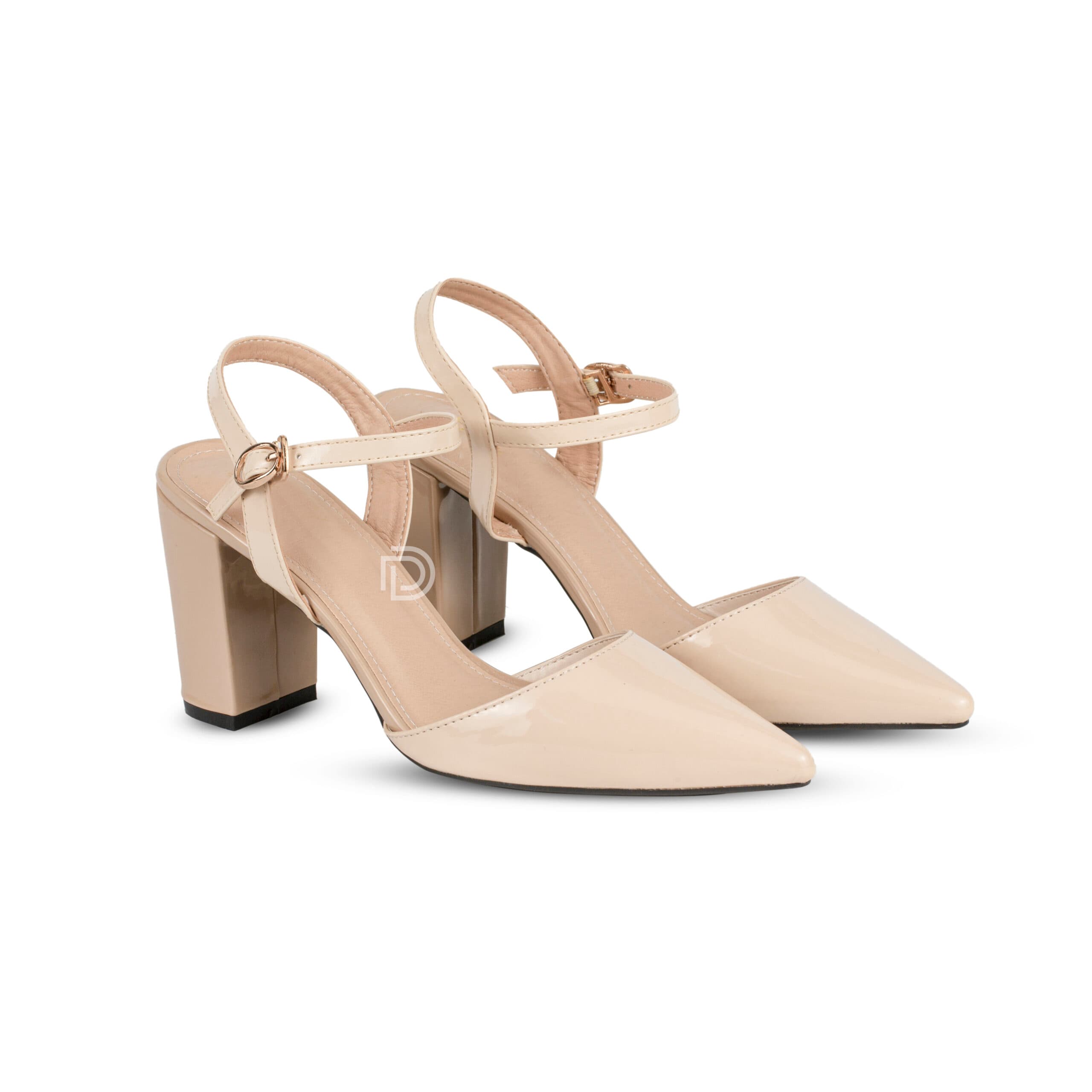 GN205 - Giày cao gót sandal nữ màu kem