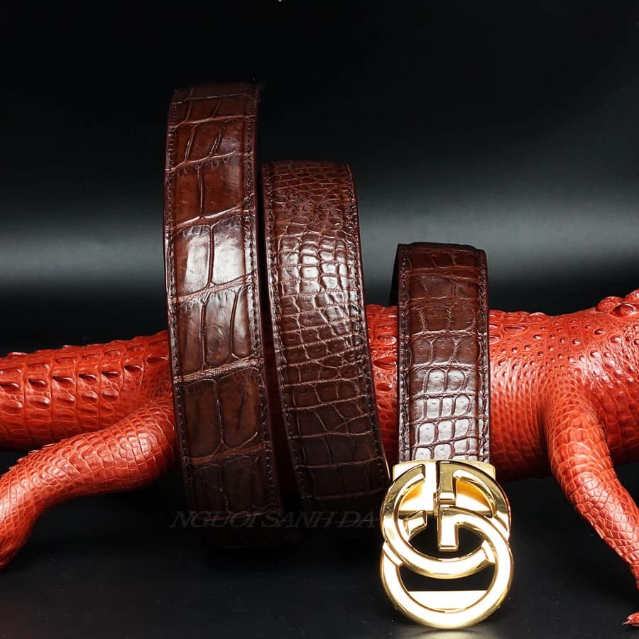 Hướng Dẫn Chọn Dây Lưng Nam Da Cá Sấu Lịch Lãm Sang Trọng