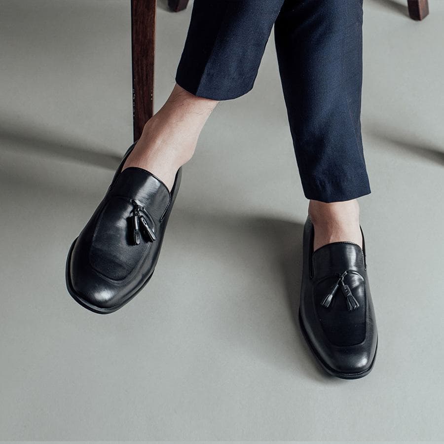 Giày lười nam thiết kế, giày lười chuông nam phong cách