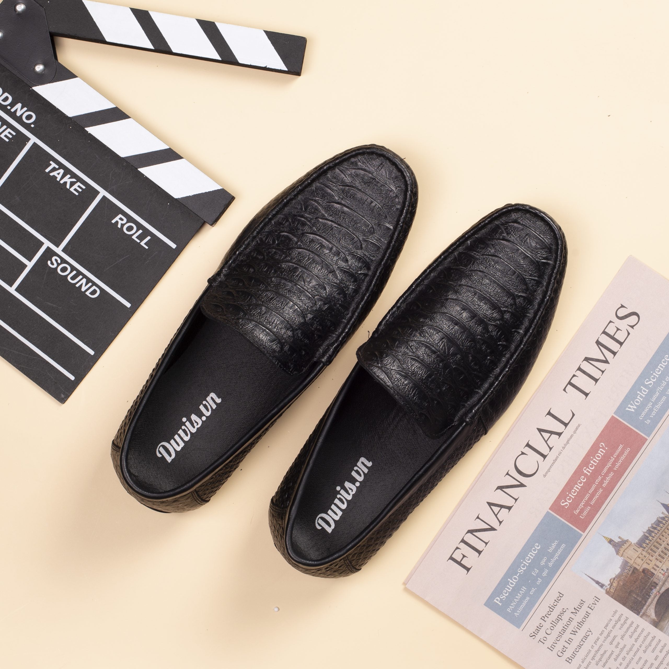 L028 - Giày Lười Da Bò ảnh 4