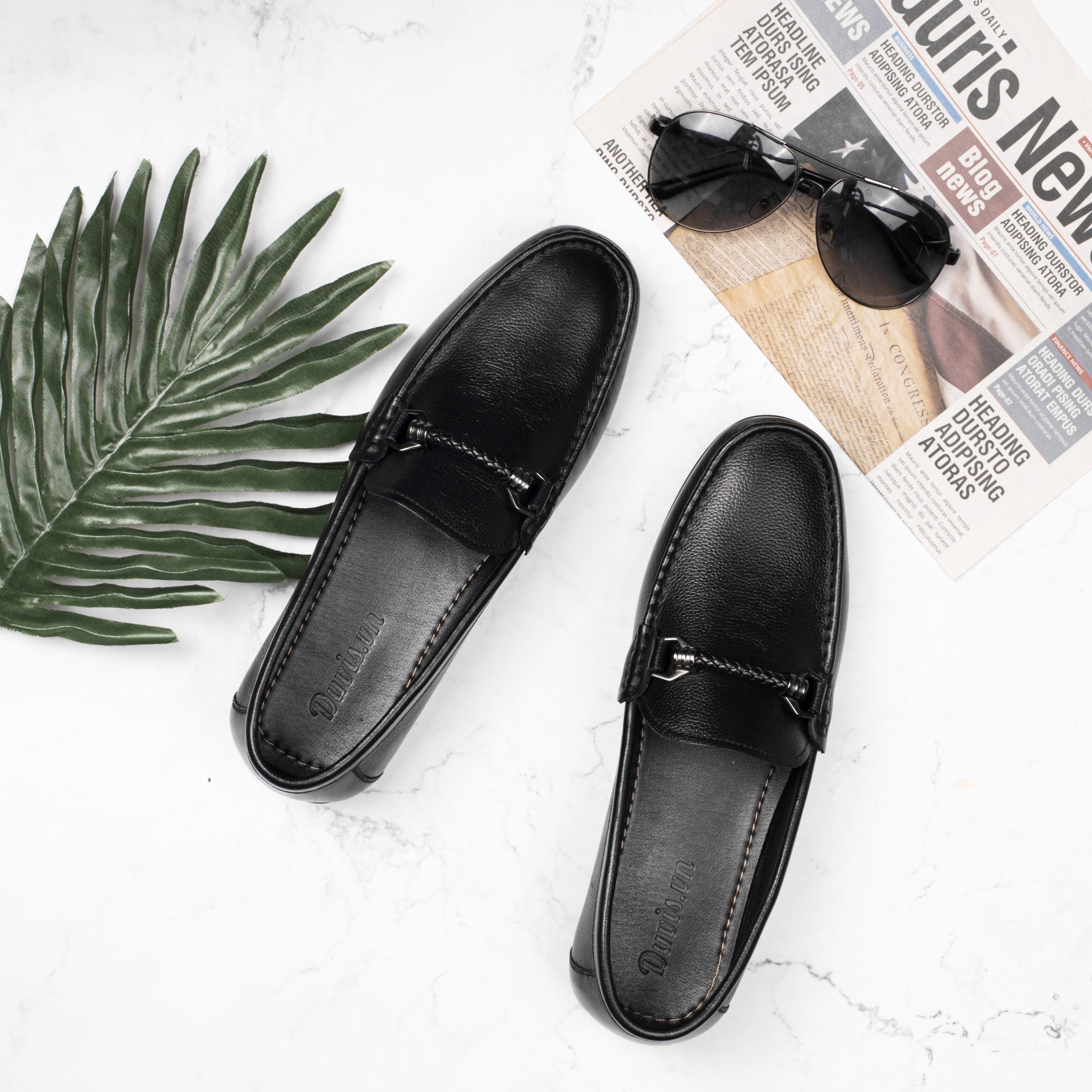 LX94 - Giày Lười Da Bò ảnh 5