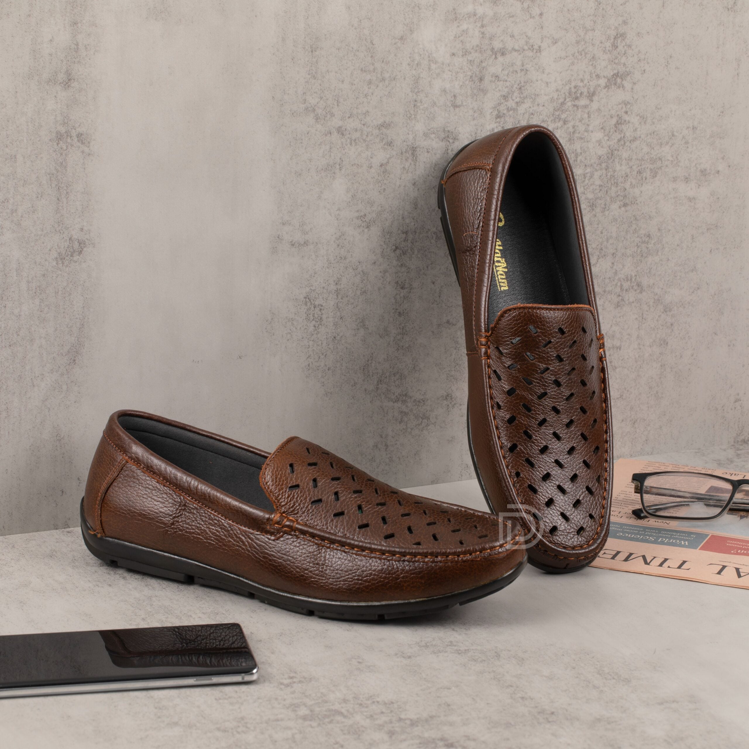 L519 - Giày lười da ảnh 5