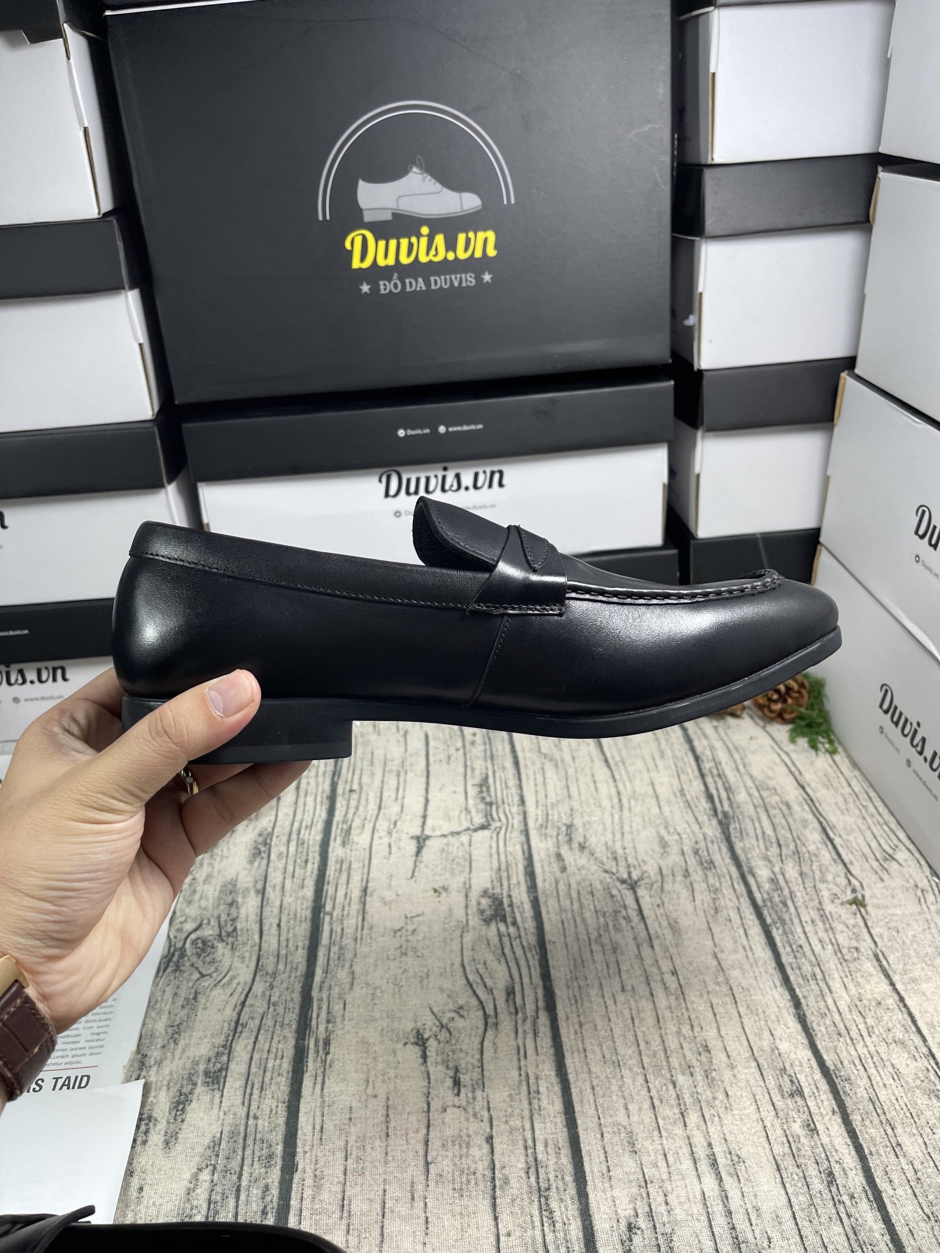 CX12 - Giày lười Da Bò ảnh 6