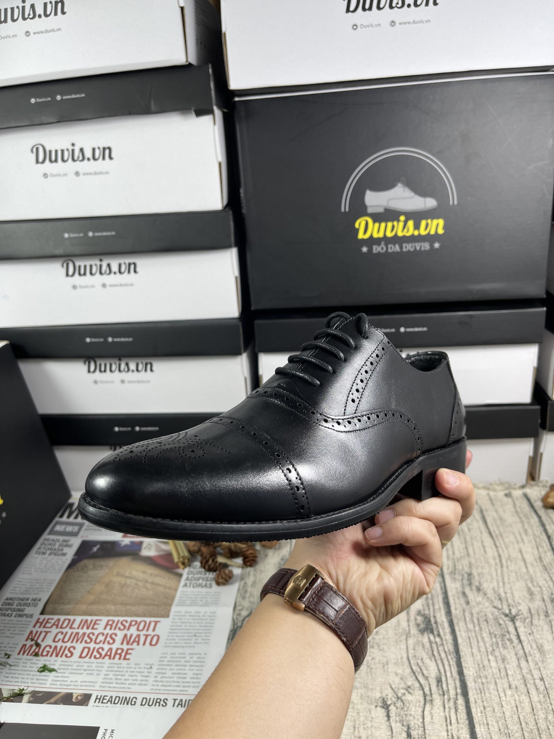 CX14 - Giày Phong Cách Brogue  ảnh 11