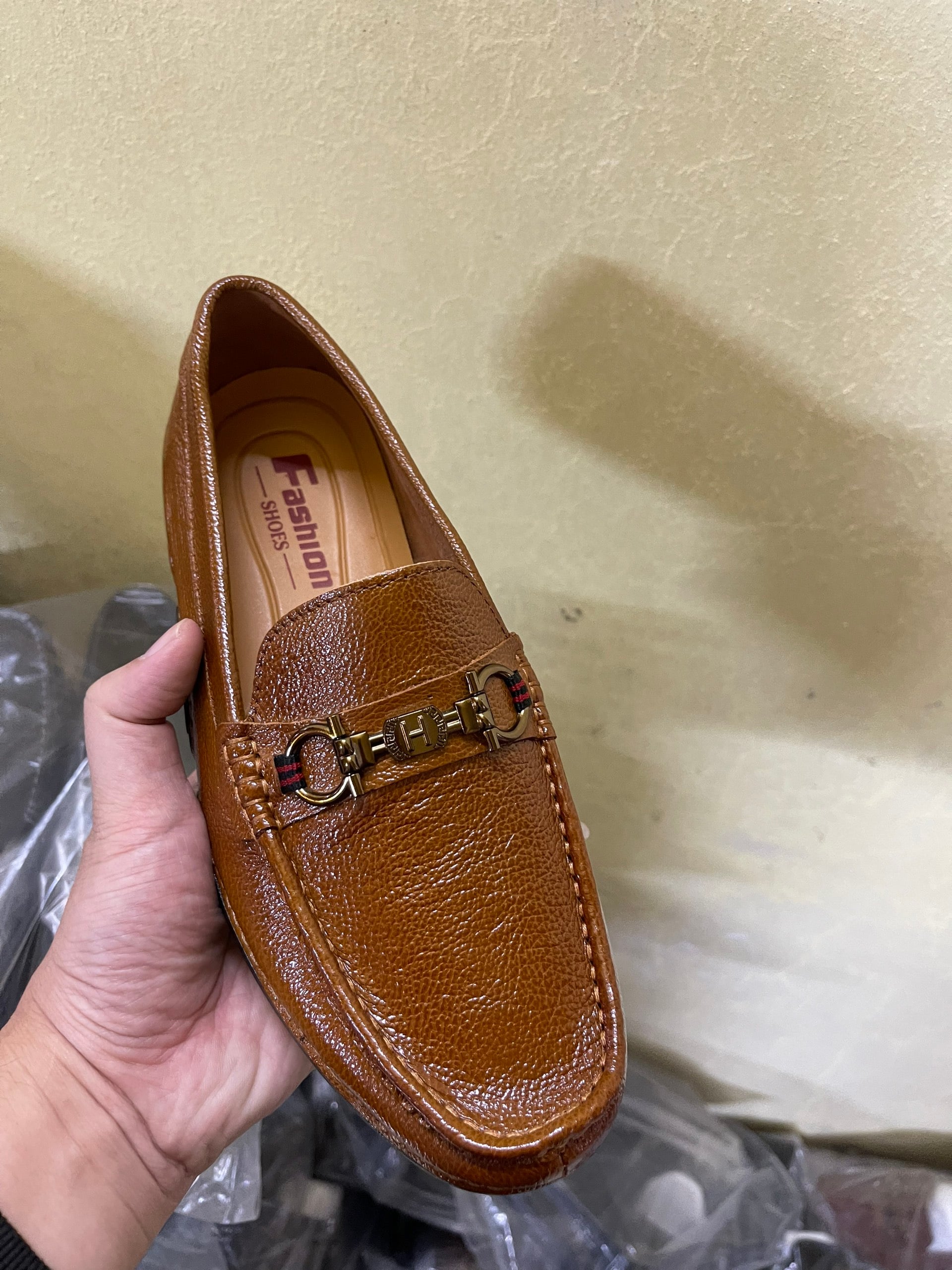 L017 - Giày Lười Da Bò ảnh 1