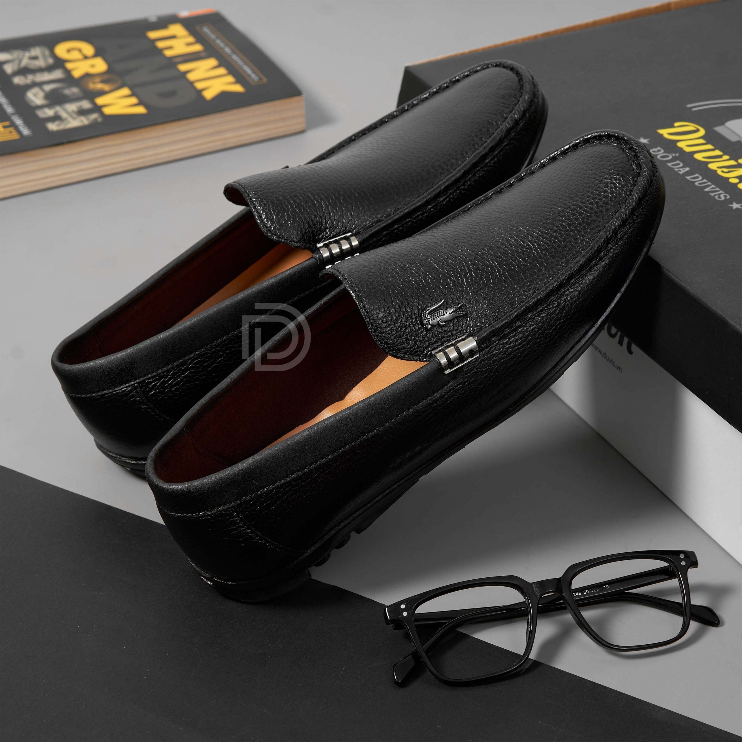 L020 - Giày Lười Da Bò ảnh 3