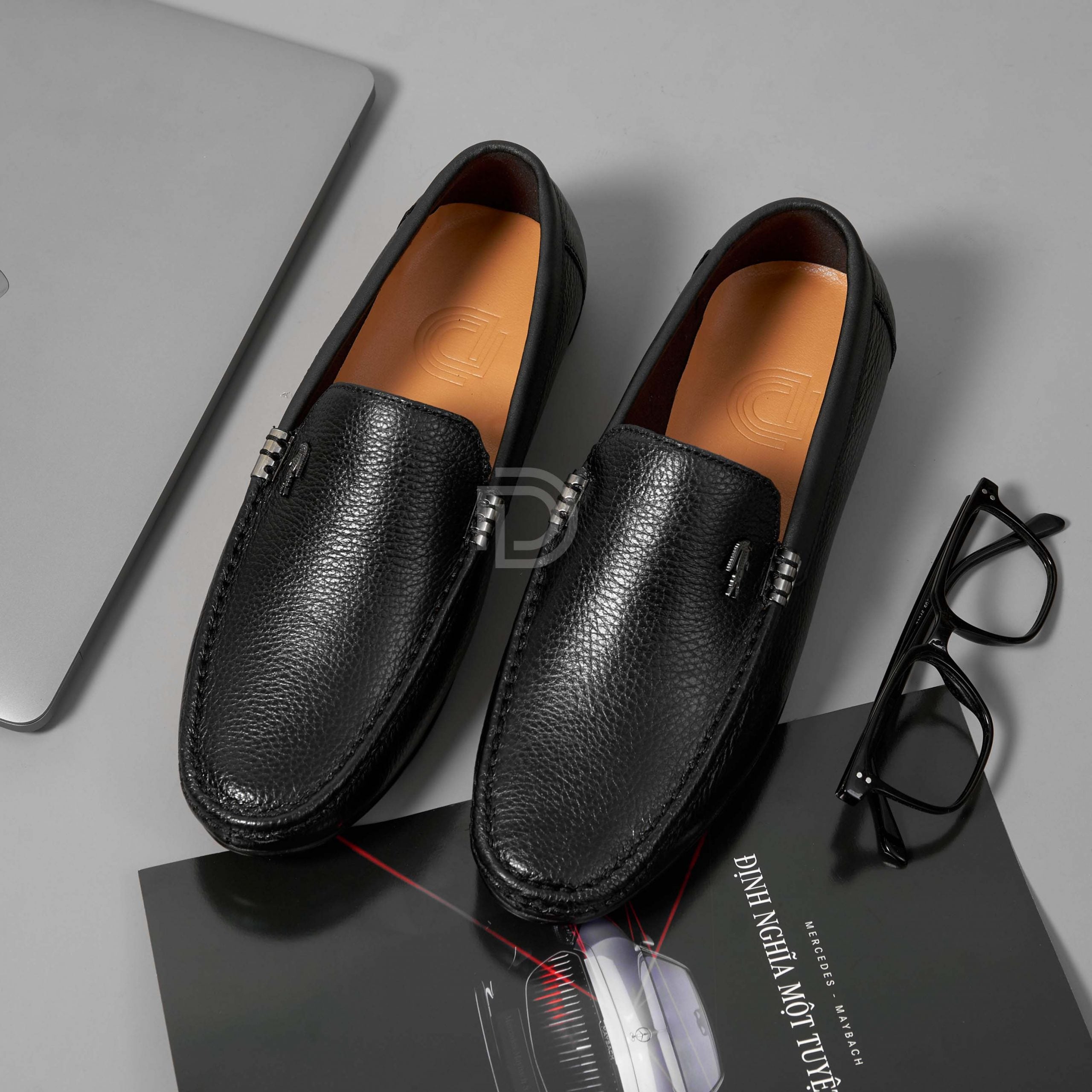 L020 - Giày Lười Da Bò ảnh 5