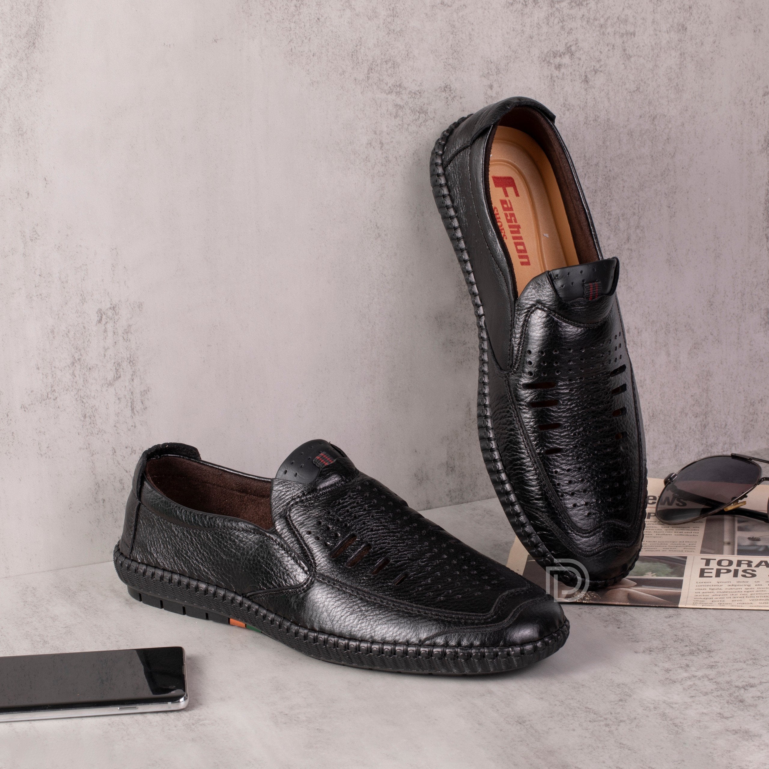 L518 - Giày lười thoáng khí ảnh 4