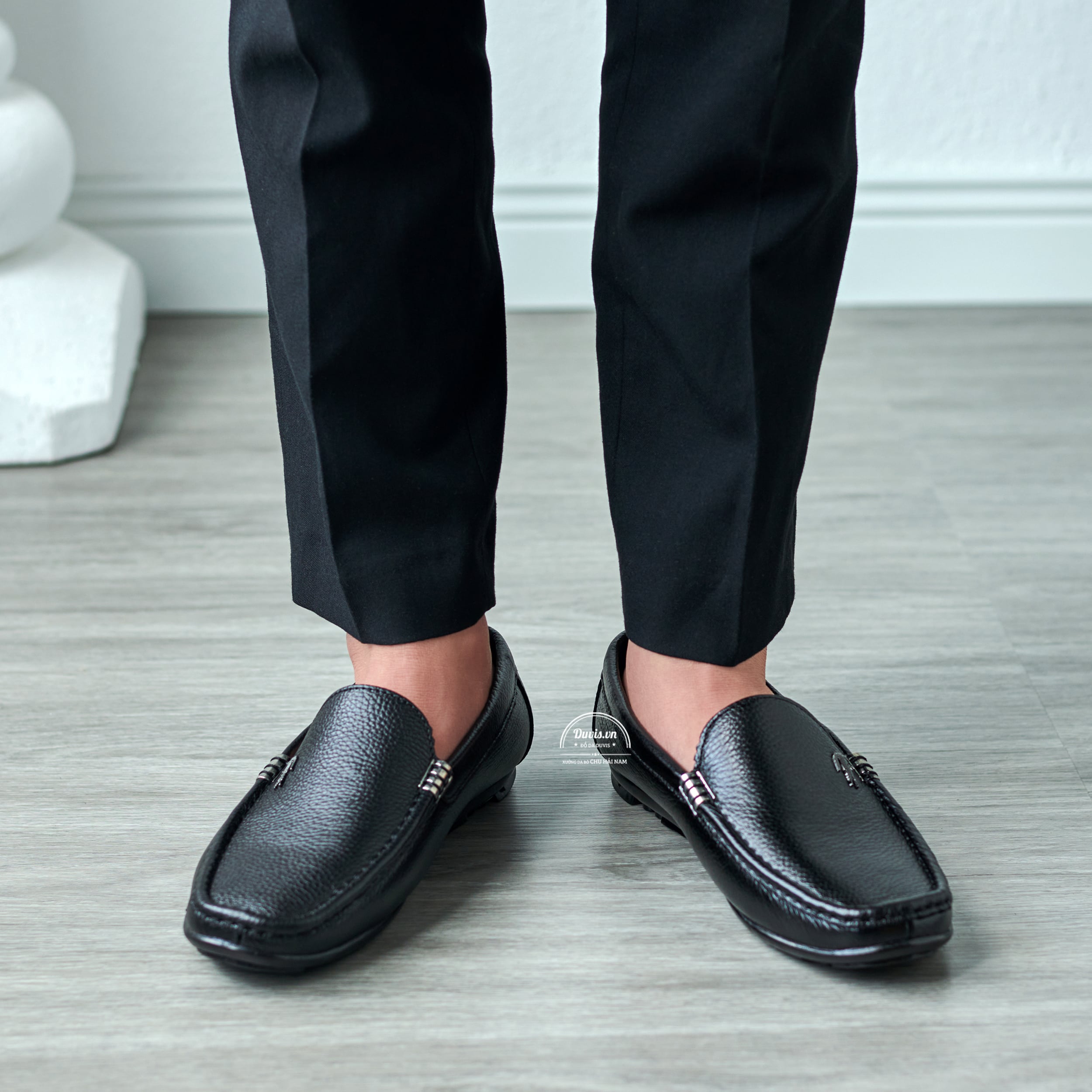 L020 - Giày Lười Da Bò ảnh 4