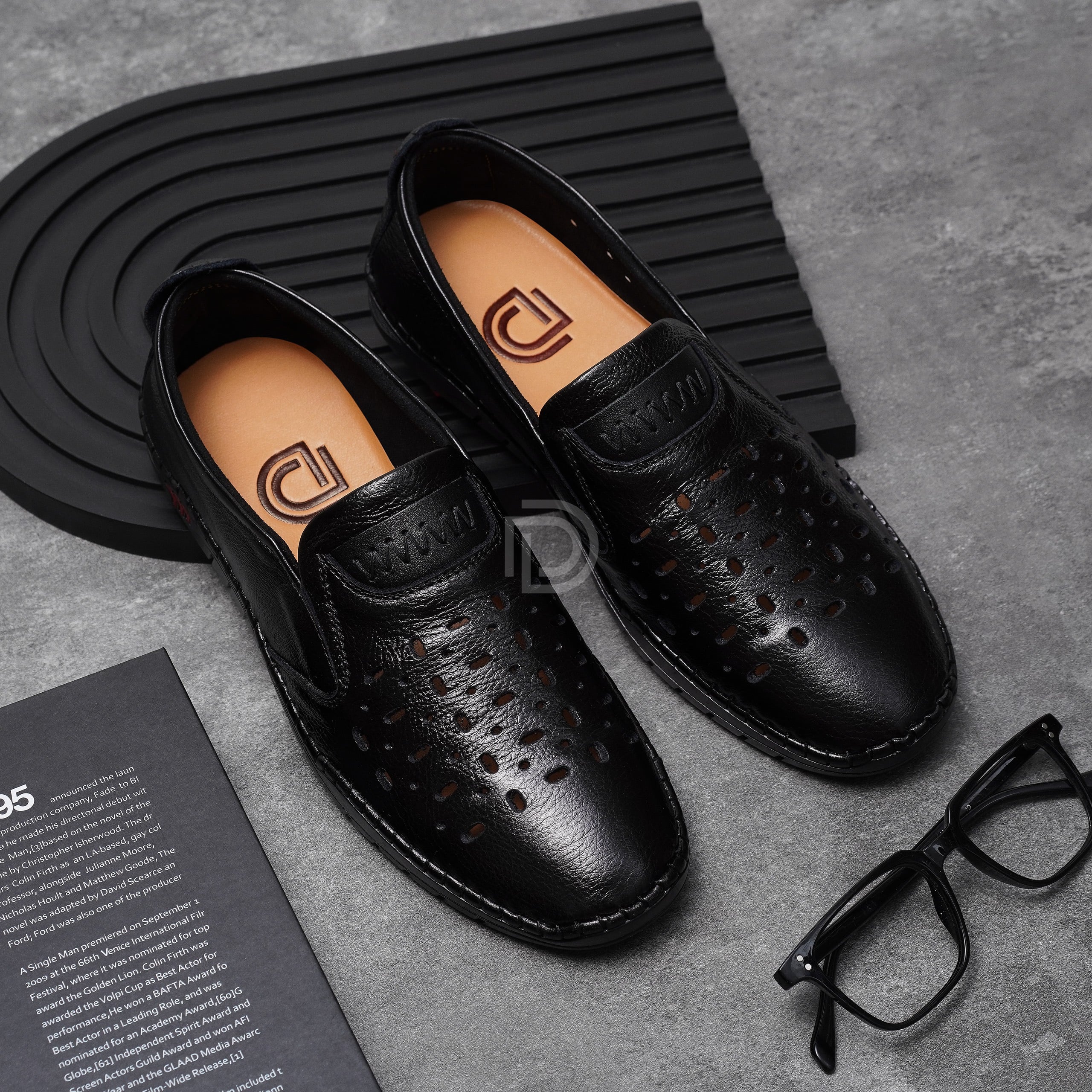 L160 - Giày lười nam ảnh 5