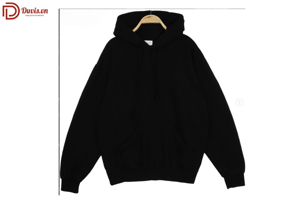 Áo hoodie Basic full đen