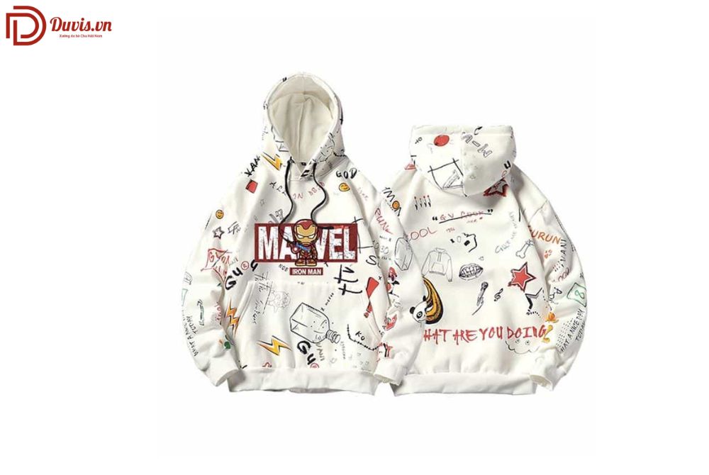Áo hoodie Marvel được mọi người đón nhận nhiệt tình nhất.
