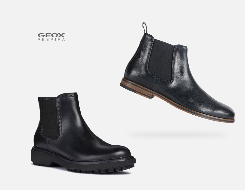 Chelsea boot Geox Đây là một thương hiệu đến từ Ý, nổi tiếng với những đôi giày biết thở nhờ phát minh ra nghìn lỗ nhỏ ở đế giày