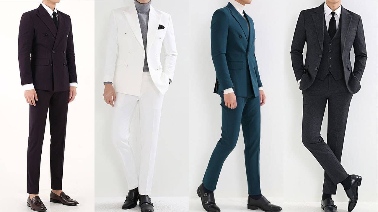 Kết hợp suit và giày cùng màu hoặc tương phản